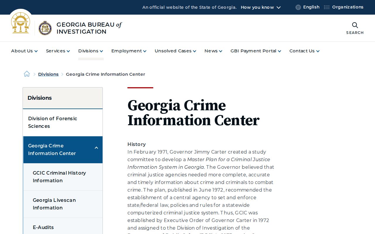 Douglas County arrest history flowing to Georgia Crime Information Center